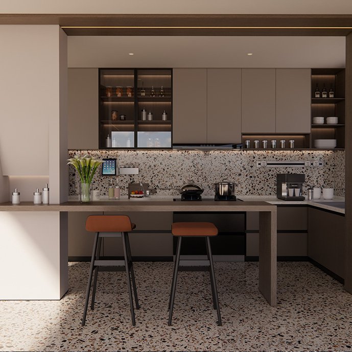 Aurora Blend Engineered Terrazzo - Image 2